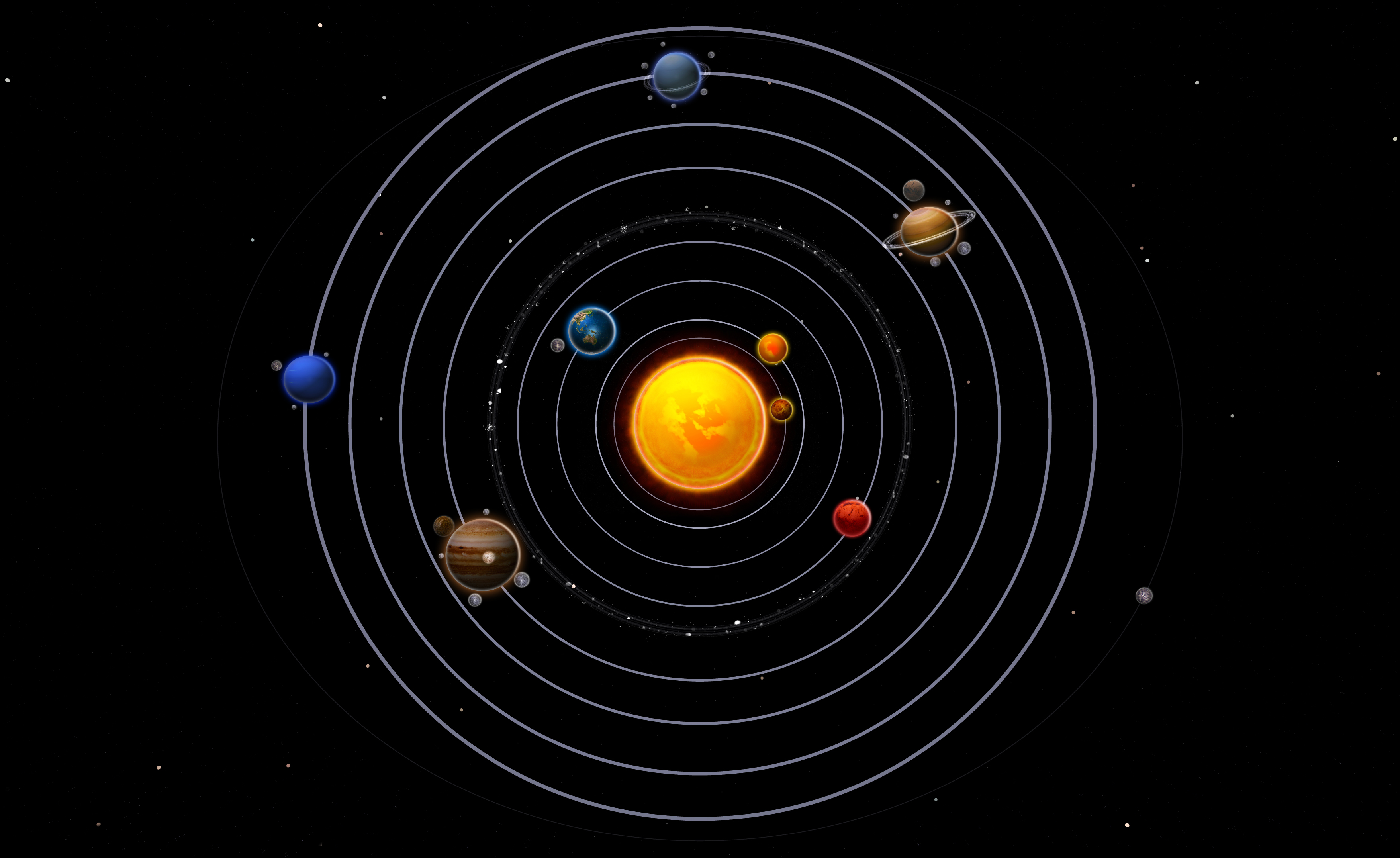 what-is-the-effect-of-gravity-on-the-solar-system