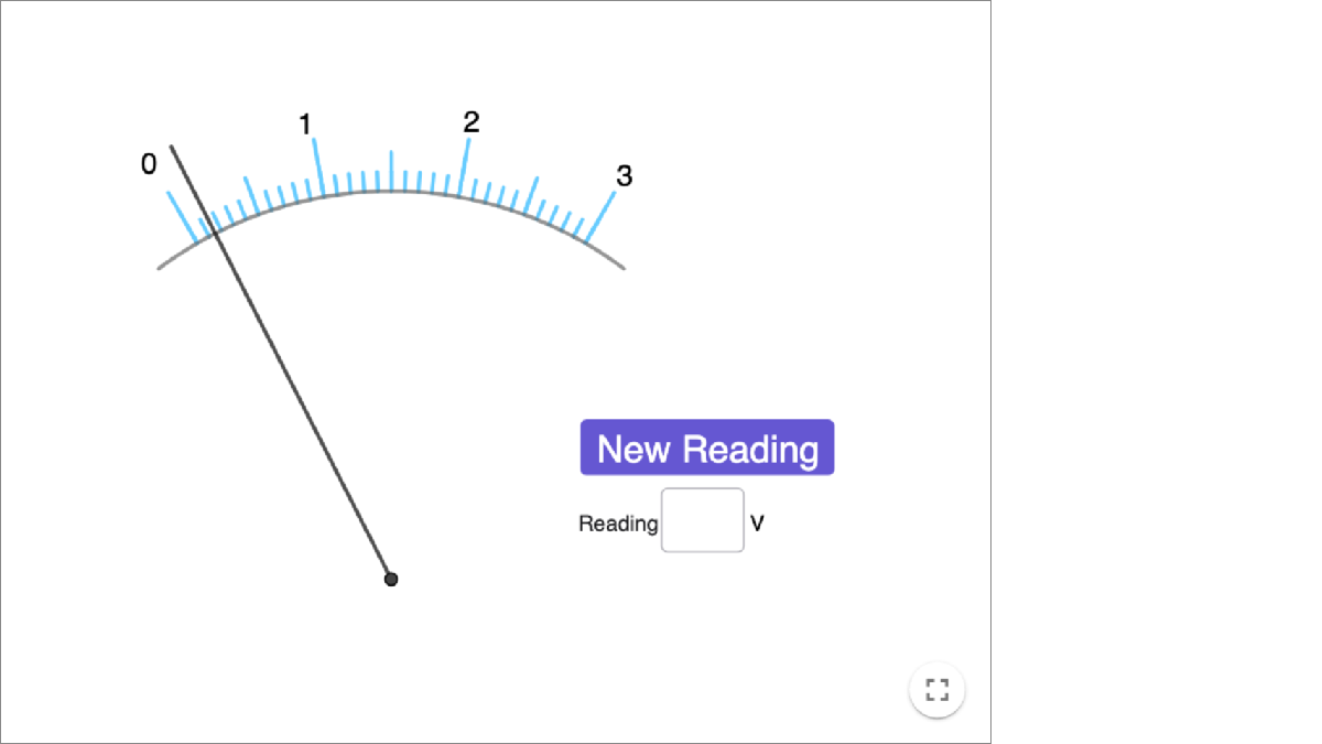 Analogue Meter Template interactive preview